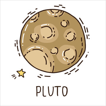 cartoon planet Pluto
