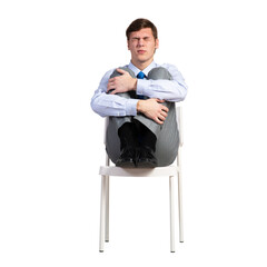 businessman in a chair