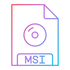 MSI File Format Icon Design