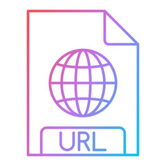 URL File Format Icon Design