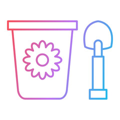 Toy Bucket Icon Design