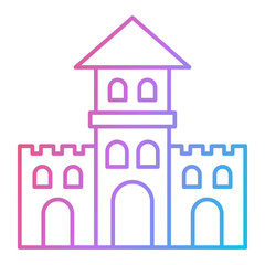 Sand Castle Icon Design