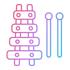 Xylophone Icon Design