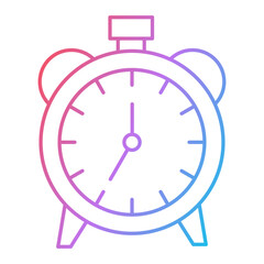 Table Clock Icon Design