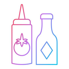 Condiments Icon Design