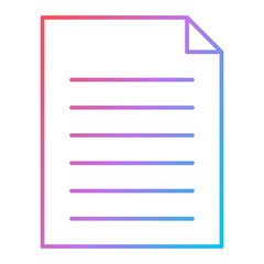Fototapeta premium File Icon Design