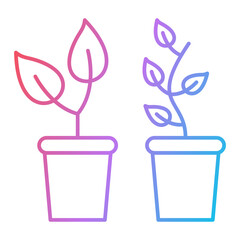 Plants Icon Design