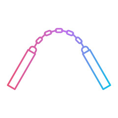 nunchaku,attack,fight,martial,weapon,icon,icons,design
