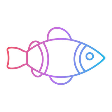 Clown Fish Icon Design