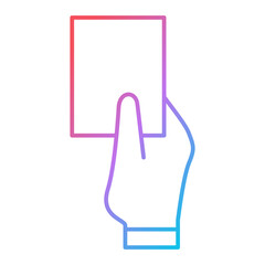 Penalty Card Icon Design