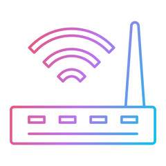 WIFI Router Icon Design