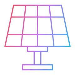 Solar Panel Icon Design