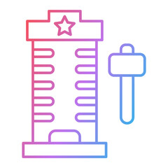 Hammer Game Icon Design