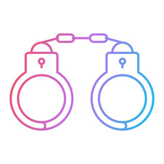 Handcuffs Icon Design