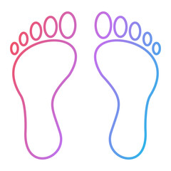 Footprint Icon Design