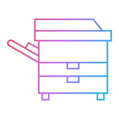 Photo Copier Icon Design