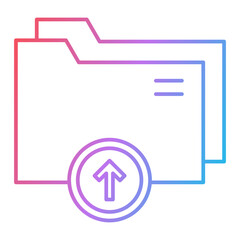 Upload Folder Icon Design