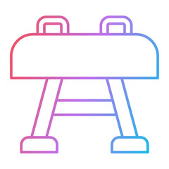 Pommel Horse Icon Design