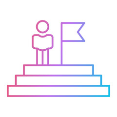 Fototapeta premium Role Model Icon Design