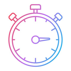 Stopwatch Icon Design
