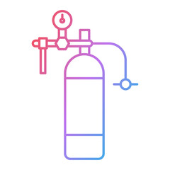 Oxygen Tank Icon Design