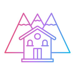 Mountain House Icon Design