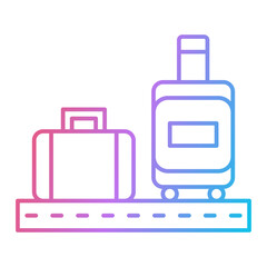Luggage Check Icon Design