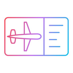 Plane Tickets Icon Design