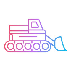 Naklejka premium Snow Truck Icon Design