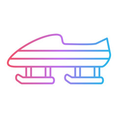 Bobsledding Icon Design