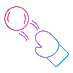 Snow Ball Icon Design