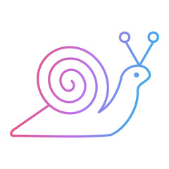 Snail Icon Design