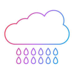 Raining Icon Design