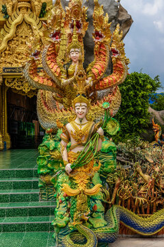 Stunning temple in Nakhon Nayok, Thailand
