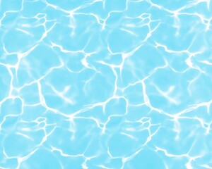 Fototapeta na wymiar Bright blue water surface
