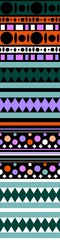 Fototapeta premium Abstract seamless geometric ethnic pattern for packaging and gifts and cards and linens and kids