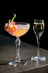 tasty cocktail in the bar