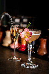 tasty cocktail in the bar