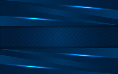 Modern blue background with blue line glowing