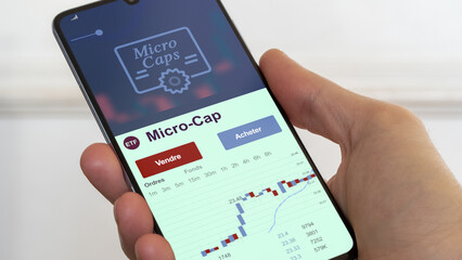 Investir dans un ETF micro cap, small cap etf. Diversifier son investissement s'exposer à un fonds microCaps. Investir dans un fonds etf micro-caps en bourse. Texte en français.