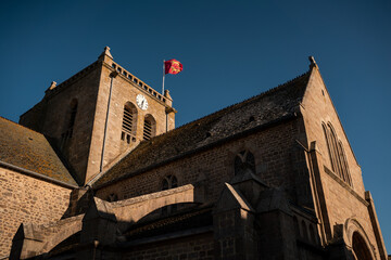 Church of Barfleur in french Normandy.