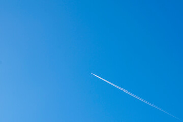 airplane in the sky
