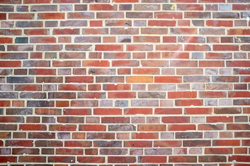 Colorful brick wall, can be used as a background. Copy space. 