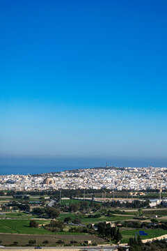 aerial view of the city