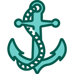 anchor one color icon