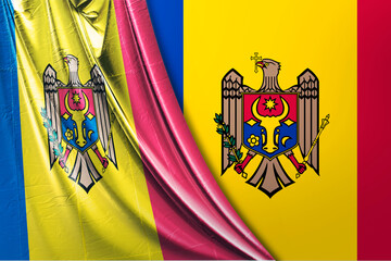 Flag of Moldova The national flag of the Republic of Moldova (Romanian: Drapelul Moldovei) is a...