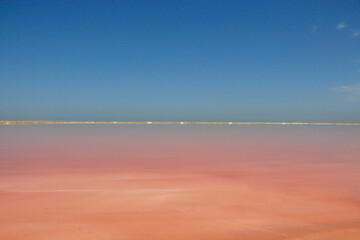 Fototapeta na wymiar Salt manufacture in Walvis Bay, Namibia