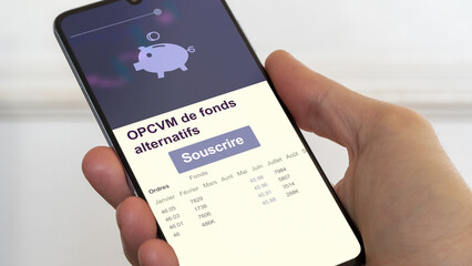 Souscrire à un opcvm alternatif, organisme de placement collectif en valeurs mobilières, investit dans une part du fonds OPCVM, gestion collective, SICAV, FCP, société de gestion