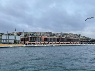 Obraz premium view of the bosphorus strait