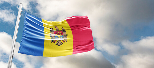 Flag of Moldova The national flag of the Republic of Moldova (Romanian: Drapelul Moldovei) is a...